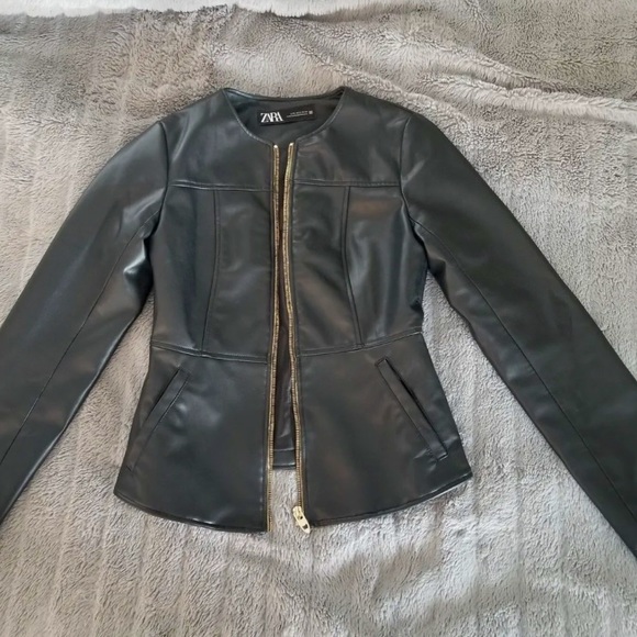 Zara Jackets & Blazers - Zara leather jacket